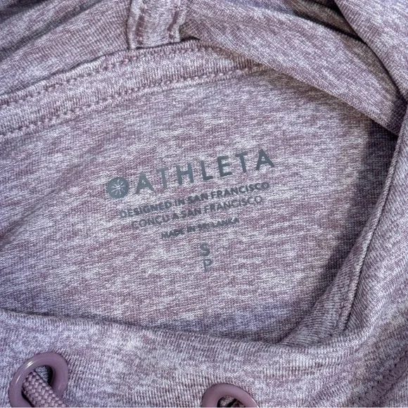 Athleta Women's Uptempo Heather Purple Hoodie  - Size Small - Picture 4 of 8